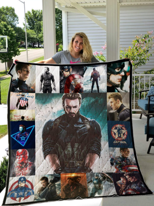 Buy Captain America Quilt Blanket & Quilt Bedding Set For Fans