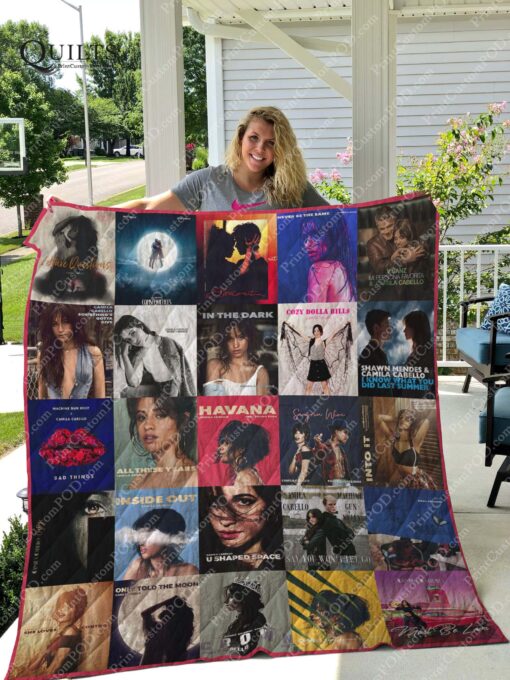 Buy Camila Cabello Albums Quilt Blanket & Quilt Bedding Set For Fans Ver 25