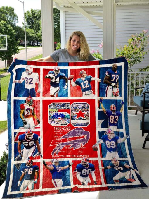 Buy Buffalo Bills Quilt Blanket & Quilt Bedding Set M02