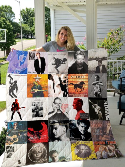 Buy Bryan Adams Style 2 Quilt Blanket & Quilt Bedding Set