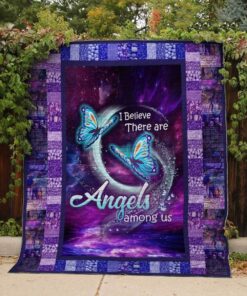 Buy Butterfly Angels Among Us Quilt Blanket & Quilt Bedding Set Great Customized Blanket Gifts For Birthday Christmas Thanksgiving