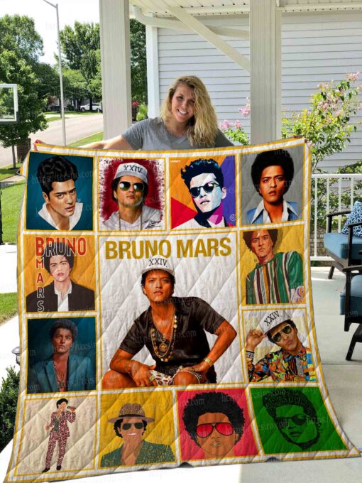 Buy Bruno Mars Quilt Blanket & Quilt Bedding Set 01