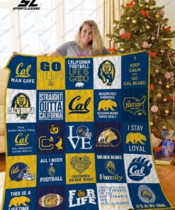 Buy California Golden Bears Quilt Blanket & Quilt Bedding Set Ver 03