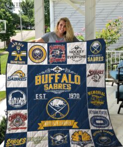 Buy Buffalo Sabres Quilt Blanket & Quilt Bedding Set Ver 17