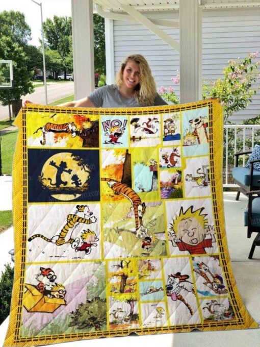 Buy Calvin And Hobbes 01 All Season Plus Size Quilt Blanket & Quilt Bedding Set