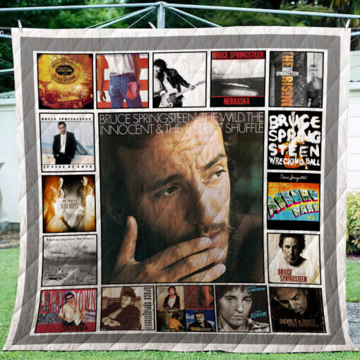 Buy Bruce Springteen Best Albums Quilt Blanket & Quilt Bedding Set