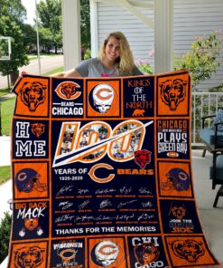 Buy Chicago Bears Ver 06 All Season Plus Size Quilt Blanket & Quilt Bedding Set