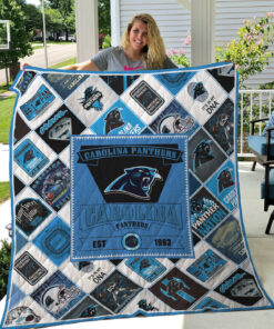 Buy Carolina Panthers Quilt Blanket & Quilt Bedding Set - Meteew