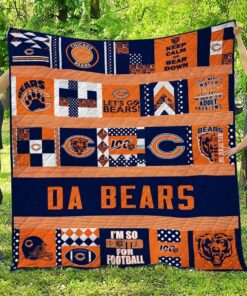 Buy Chicago Bears 08 All Season Plus Size Quilt Blanket & Quilt Bedding Set