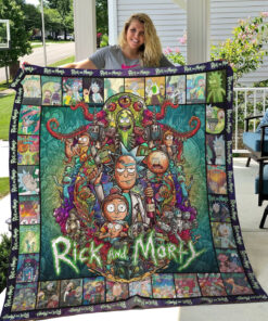 Buy Cn Adult Swim Rick And Morty Quilt Blanket & Quilt Bedding Set Gift For Birthday Christmas