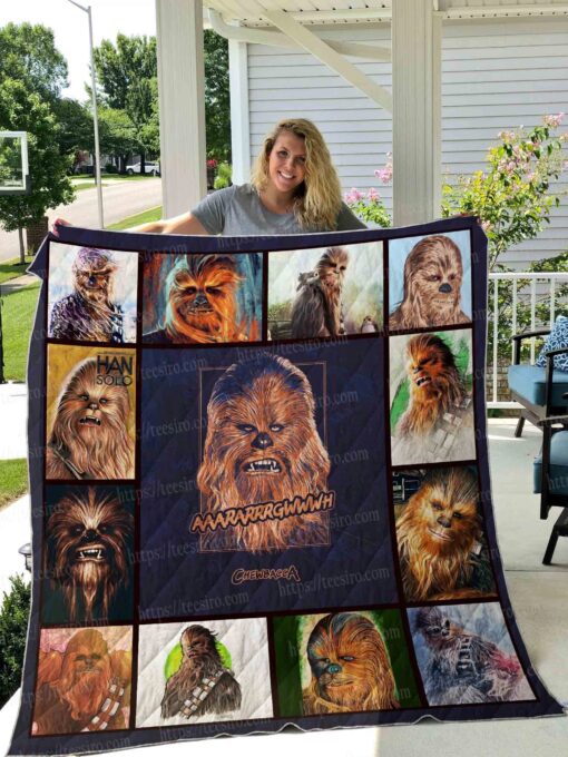 Buy Chewbacca Quilt Blanket & Quilt Bedding Set 01