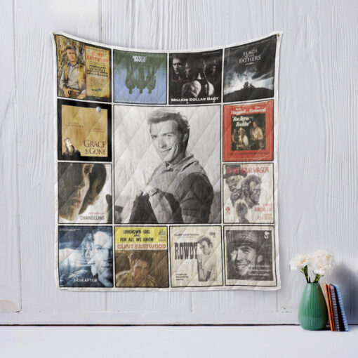 Buy Clint Eastwood Quilt Blanket & Quilt Bedding Set - Meteew