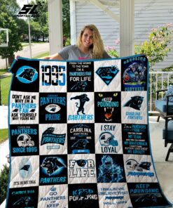 Buy Carolina Panthers Quilt Blanket & Quilt Bedding Set 02