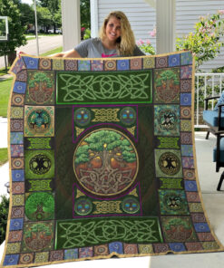 Buy Celtic Knot Tree Of Life Quilt Blanket & Quilt Bedding Set Great Customized Gifts For Birthday Christmas Thanksgiving Perfect Gifts For Tree Of Life Lover