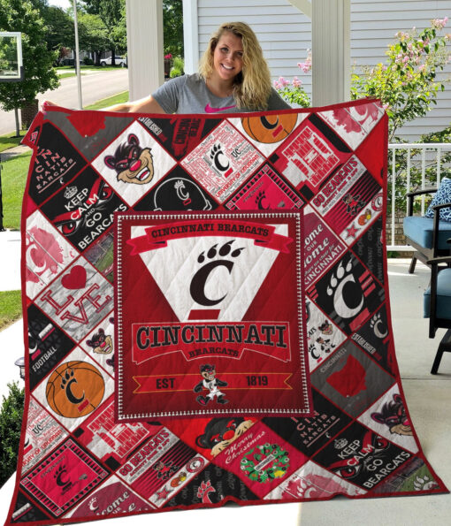 Buy Cincinnati Bearcats Quilt Blanket & Quilt Bedding Set