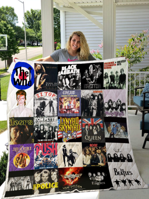 Buy Class Rock Albums Quilt Blanket & Quilt Bedding Set