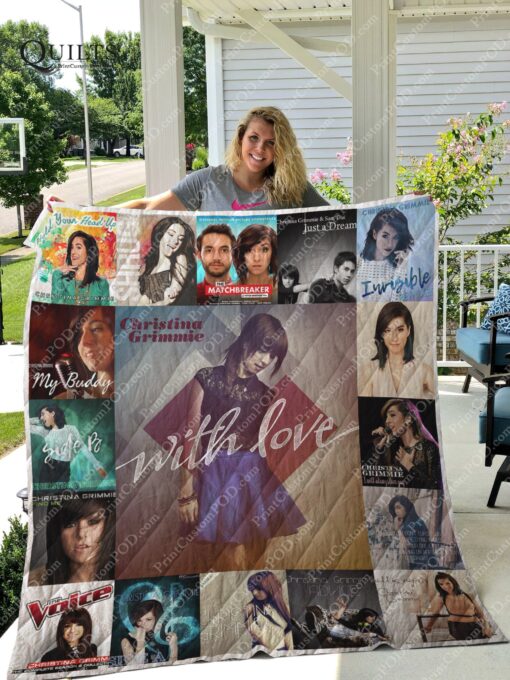 Buy Christina Grimmie Albums Quilt Blanket & Quilt Bedding Set For Fans Ver 17