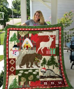 Buy Christmas Animal Quilt Blanket & Quilt Bedding Set Great Customized Gifts For Birthday Christmas Thanksgiving Perfect Gifts For Animal Lover