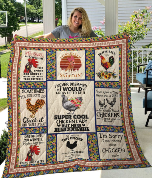 Buy Chicken I'M Sorry I Was Thinking About Chicken Again Quilt Blanket & Quilt Bedding Set Great Customized Blanket Gifts For Birthday Christmas Thanksgiving