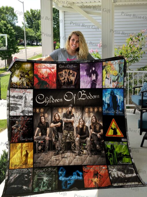 Buy Children Of Bodom Albums Cover Poster Quilt Blanket & Quilt Bedding Set