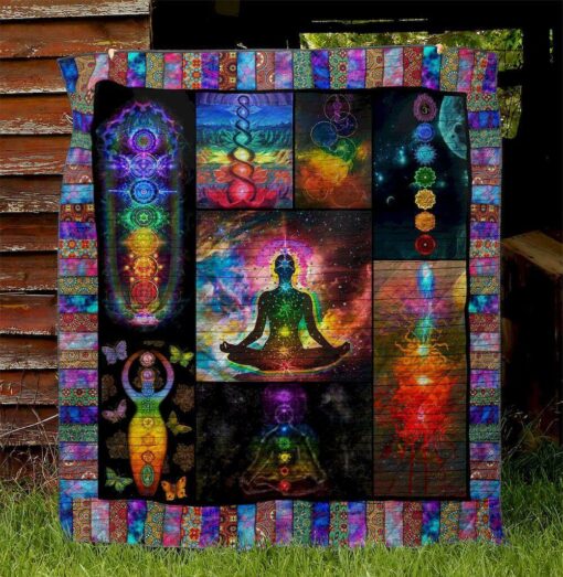 Buy Chakra Quilt Blanket & Quilt Bedding Set Great Customized Blanket Gifts For Birthday Christmas Thanksgiving