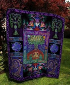 Buy Celtic Tree Of Life Quilt Blanket & Quilt Bedding Set Great Customized Blanket Gifts For Birthday Christmas Thanksgiving