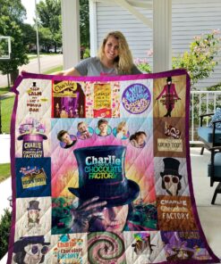 Buy Charlie And The Chocolate Factory Poster Quilt Blanket & Quilt Bedding Set