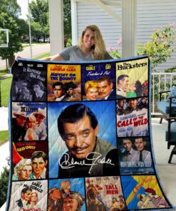 Buy Clark Gable Quilt Blanket & Quilt Bedding Set 01