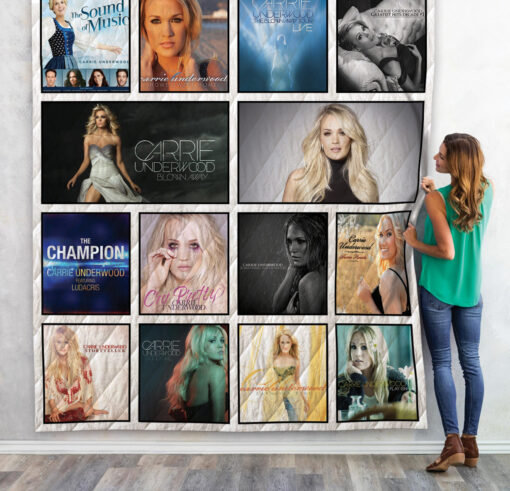 Buy Carrie Underwood Albums Quilt Blanket & Quilt Bedding Set 02