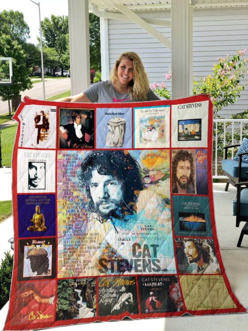 Buy Cat Stevens Style 2 Quilt Blanket & Quilt Bedding Set