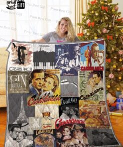 Buy Casablanca Poster Quilt Blanket & Quilt Bedding Set Ver 5