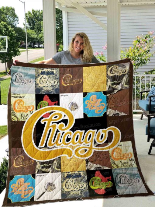 Buy Chicago Band Albums Quilt Blanket & Quilt Bedding Set 01