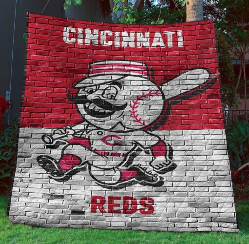 Buy Cincinnati Reds Quilt Blanket & Quilt Bedding Set Sleepy