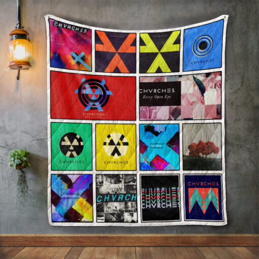 Buy Chvrches Album Covers Quilt Blanket & Quilt Bedding Set