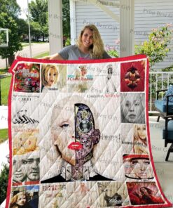 Buy Christina Aguilera Albums Cover Poster Quilt Blanket & Quilt Bedding Set Ver 2