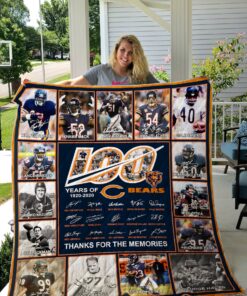 Buy Chicago Bears Quilt Blanket & Quilt Bedding Set - Meteew