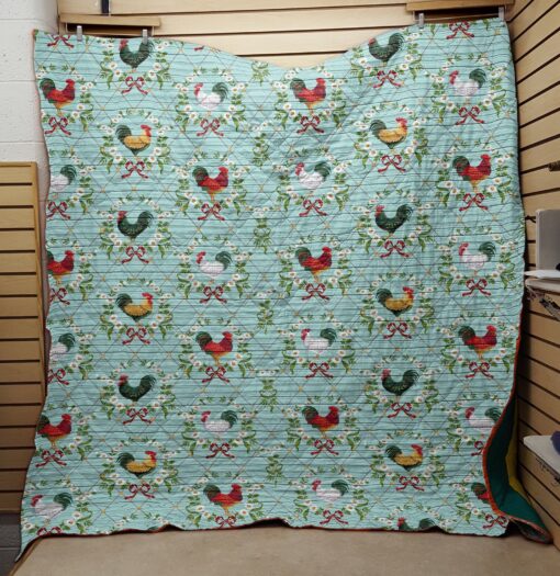 Buy Chicken Pattern Quilt Blanket & Quilt Bedding Set Great Customized Blanket Gifts For Birthday Christmas Thanksgiving