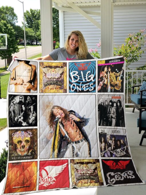 Buy Character Aerosmith Steven Tyler Quilt Fans Quilt Blanket & Quilt Bedding Set