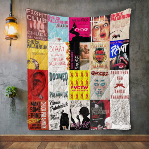 Buy Chuck Palahniuk Books Quilt Blanket & Quilt Bedding Set