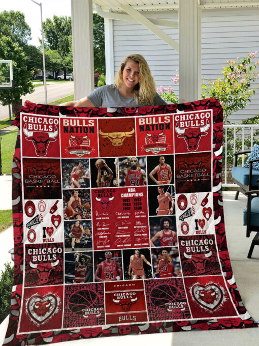 Buy Chicago Bulls Quilt Blanket & Quilt Bedding Set