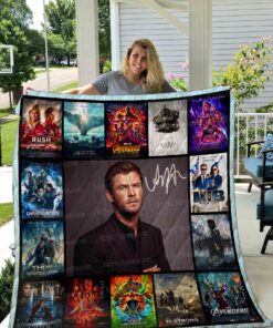 Buy Chris Hemsworth Quilt Blanket & Quilt Bedding Set 01