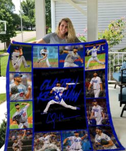 Buy Clayton Kershaw Quilt Blanket & Quilt Bedding Set 02