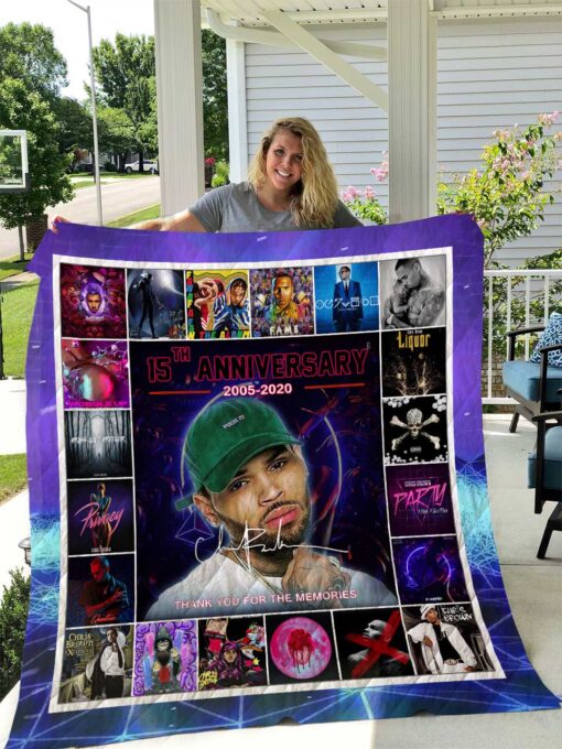 Buy Chris Brown Quilt Blanket & Quilt Bedding Set M02