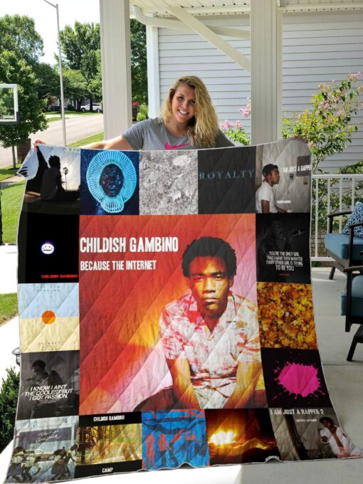 Buy Childish Gambino Quilt Blanket & Quilt Bedding Set For Fans Ver 17