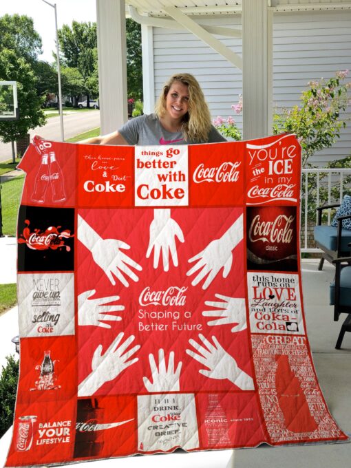 Buy Coca-Cola Quilt Blanket & Quilt Bedding Set