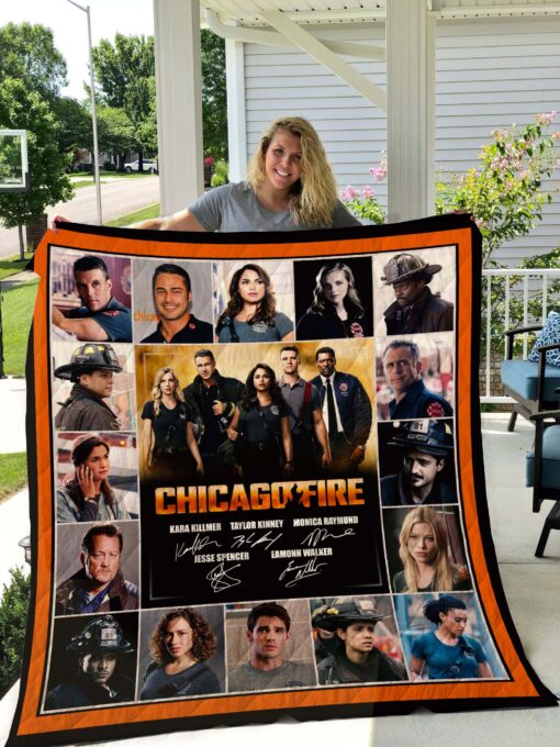 Buy Chicago Fire Quilt Blanket & Quilt Bedding Set