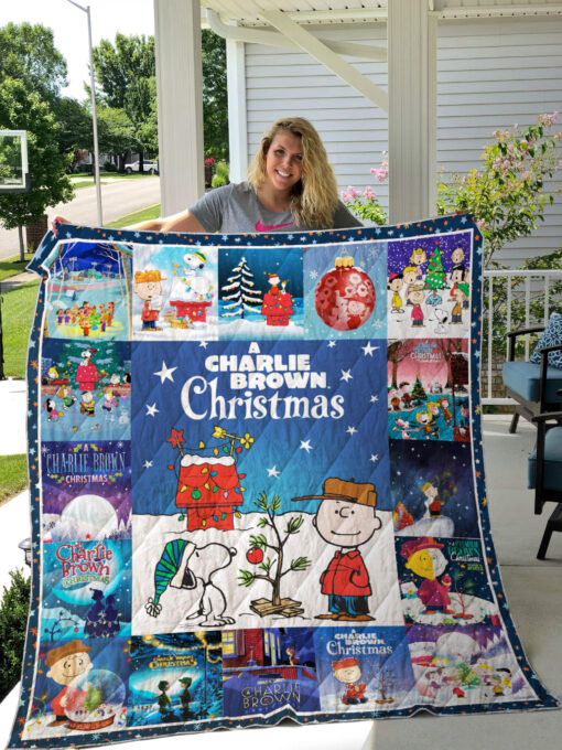 Buy Charlie Brown Christmas Poster Cover Quilt Blanket & Quilt Bedding Set