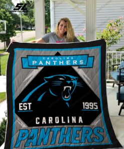 Buy Carolina Panthers Quilt Blanket & Quilt Bedding Set 03 - Meteew