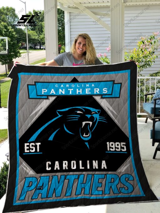 Buy Carolina Panthers Quilt Blanket & Quilt Bedding Set 03 - Meteew