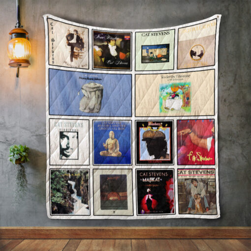 Buy Cat Stevens Album Covers Quilt Blanket & Quilt Bedding Set